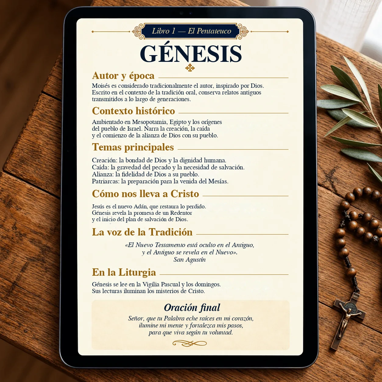 Ejemplo de una página interior del ebook